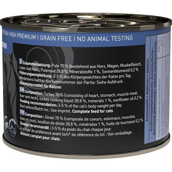 Catz Finefood Catz Finefood Purrrr N.117 Indyk puszka 200g