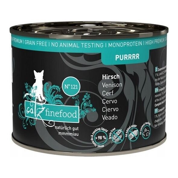 Catz Finefood Catz Finefood Purrrr N.121 Jeleń puszka 200g