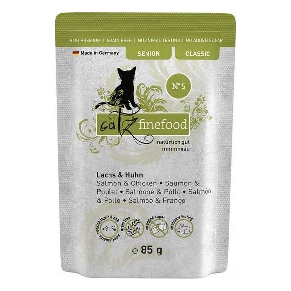 Catz Finefood Catz Finefood Classic Senior N.05 Łosoś i kurczak saszetka 85g