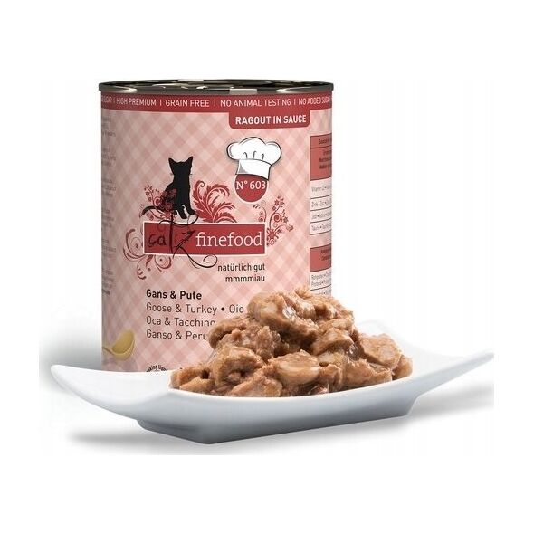 Catz Finefood Catz Finefood Ragout N.603 Gęś i Indyk puszka 380g