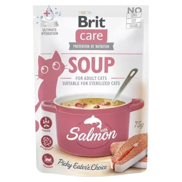 Brit Brit Care Mokra Karma dla Kota Zupa Łosoś 75g