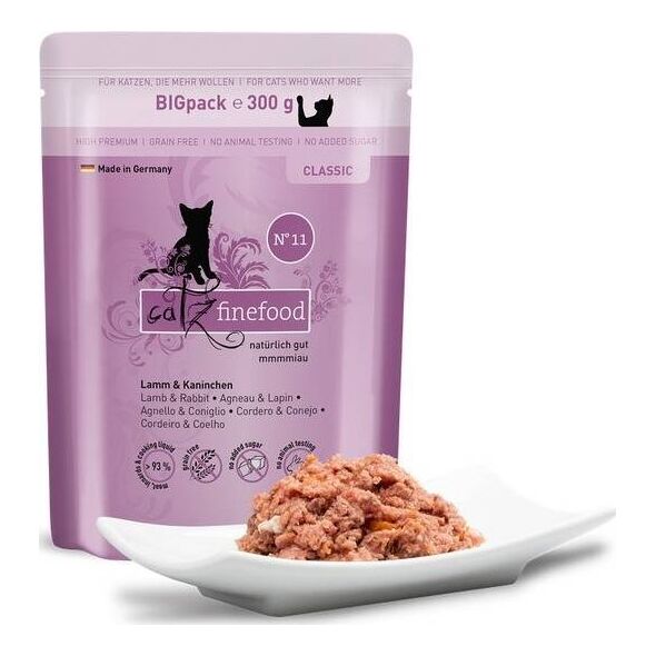 Catz Finefood Catz Finefood Classic Karma Dla Kota Jagnięcina Królik 300g