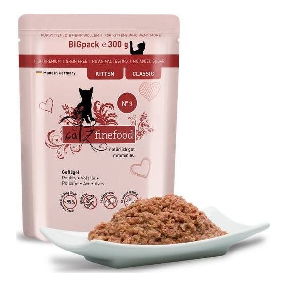 Catz Finefood Catz Finefood Classic Karma Dla Kociąt Drób 300g
