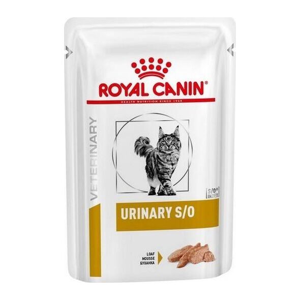 Royal Canin Veterinary Diet Feline Urinary S/O pasztet 85g