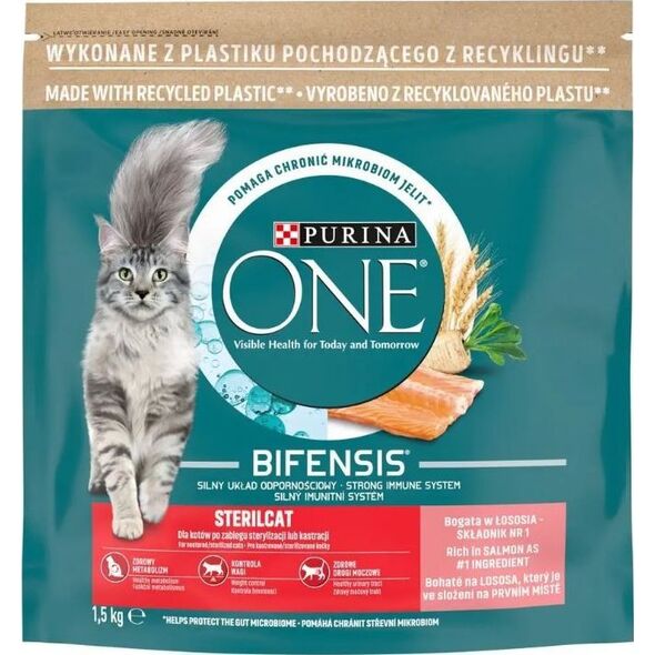 One ONE DRY STERIL CAT WITH SALMON 1.5KG