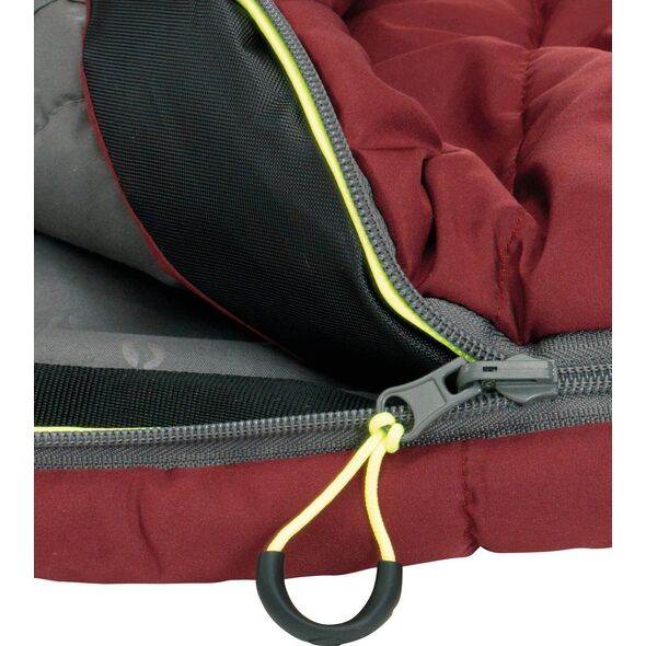 Outwell Śpiwór turystyczny Outwell Contour Lux (190 cm) - Lewy red/red Uniwersalny
