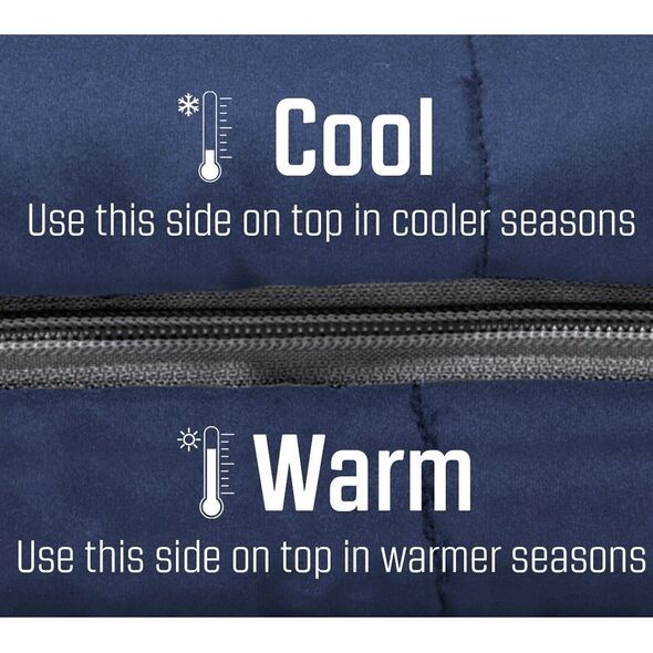 Outwell Outwell | Sleeping Bag | 220 x 145 cm | -22/+12 °C | Both side zipper