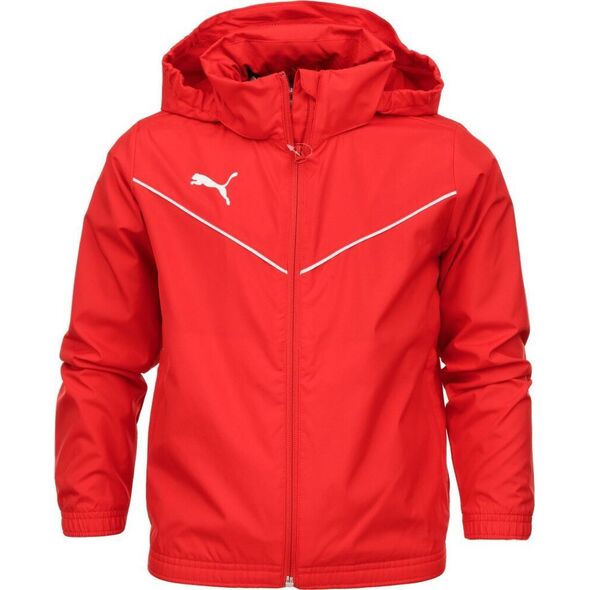 Puma Kurtka dla dzieci Puma teamRISE All Weather Jacket czerwona 657402 01 176cm