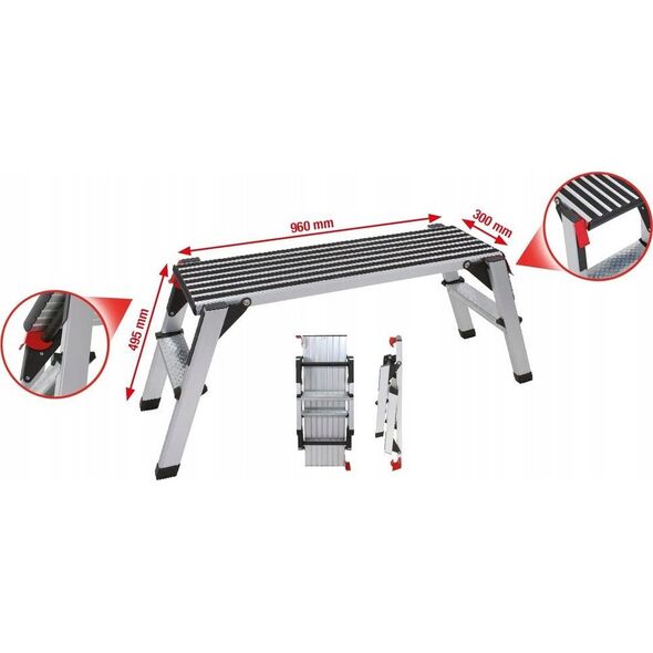 KS Tools Drabina KS Tools 0,48 m aluminium