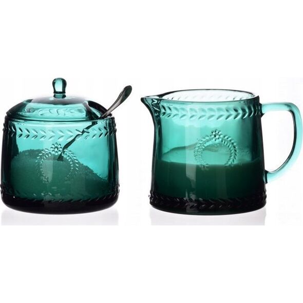 Affekdesign By Mondex ECILA DARK Komplet cukiernIcA śr 9xh7,3cm z mlecznikiem 300 ml