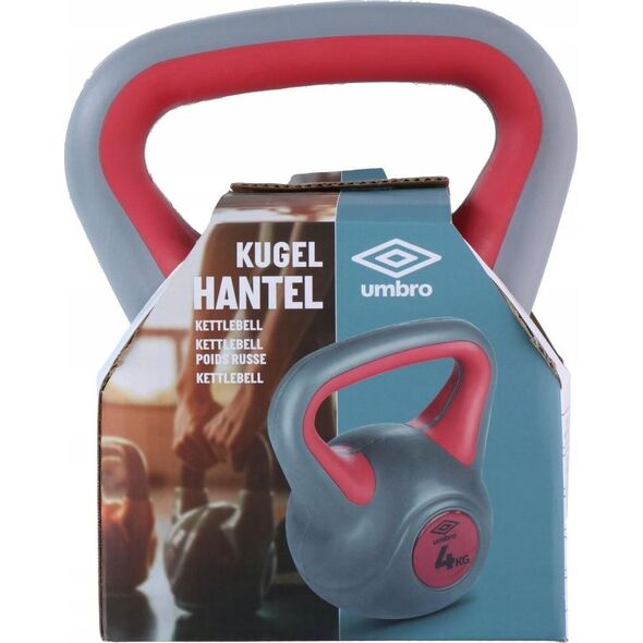Kettlebell Umbro HANTLA KOMPOZYTOWA KETTLEBELL 4 KG ODWAŻNIK UMBRO