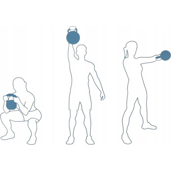 Kettlebell Umbro HANTLA KOMPOZYTOWA KETTLEBELL 4 KG ODWAŻNIK UMBRO