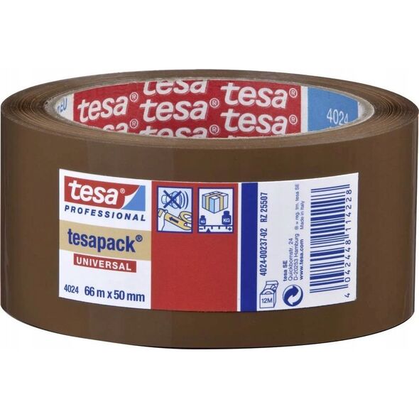 Tesa Tesa Packaging Tape 66m x 50mm universal brown 04024