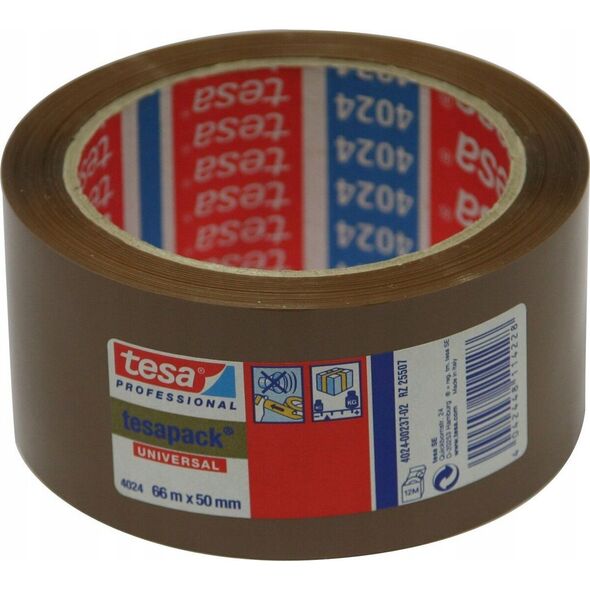 Tesa Tesa Packaging Tape 66m x 50mm universal brown 04024