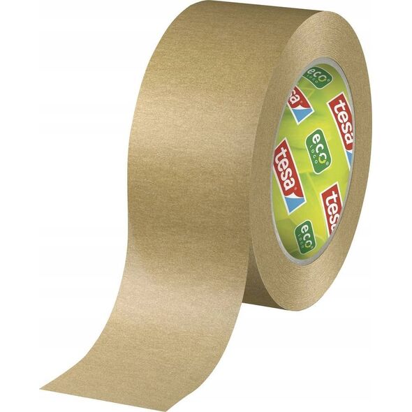 Tesa TAŚMA PAKOWA PAPIER STANDARD ECO LOGO 50M:50MM BRĄZOWA