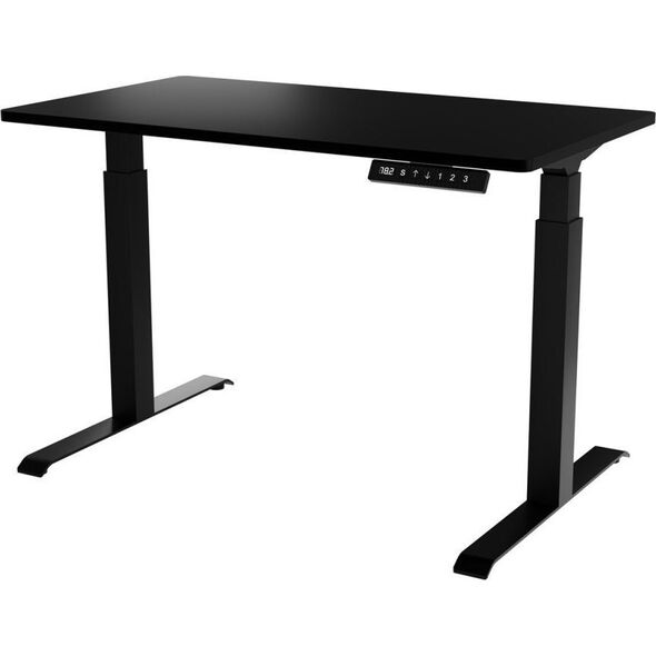 Biurko Cama Meble Biurko z elektryczną regulacją wysokości MOON 121x67x72-120 czarny