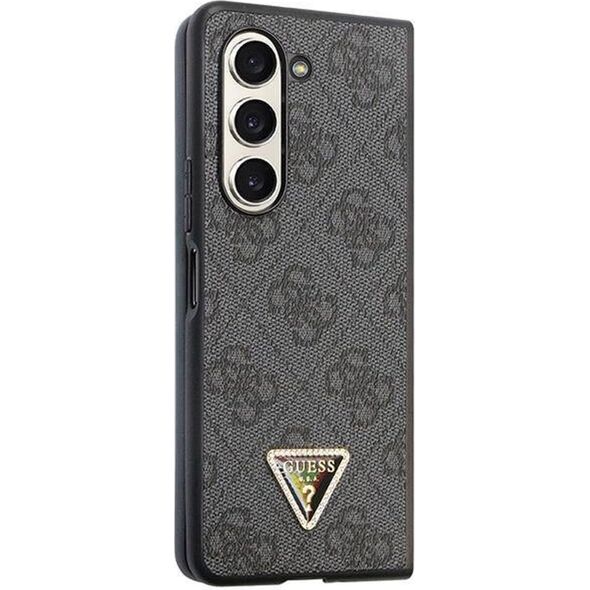 Guess Guess GUHCZFD5P4TDPK F946 Z Fold5 czarny/black hardcase Leather 4G Diamond Triangle