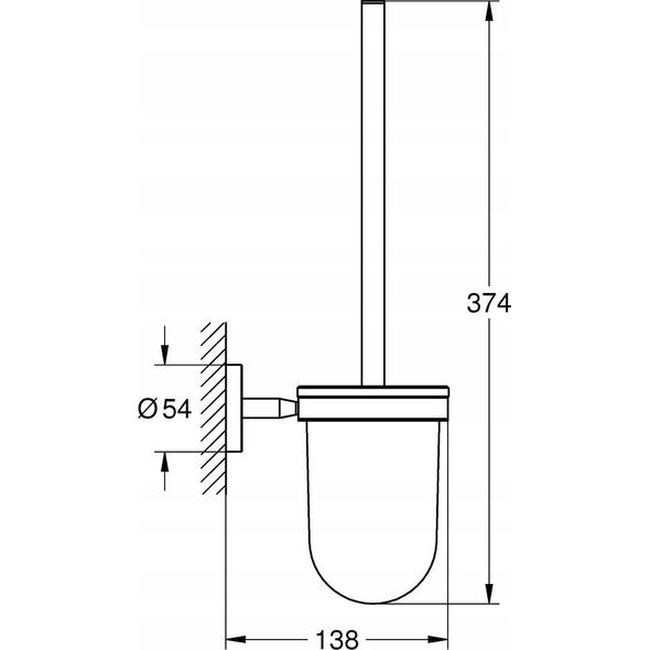 Grohe Szczotka WC Baucosmopolitan