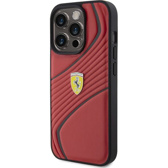 Ferrari Ferrari FEHCP15LPTWR iPhone 15 Pro 6.1" czerwony/red hardcase Twist Metal Logo