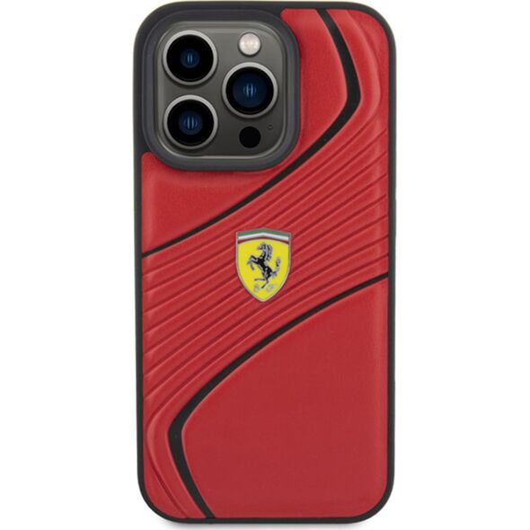 Ferrari Ferrari FEHCP15LPTWR iPhone 15 Pro 6.1" czerwony/red hardcase Twist Metal Logo