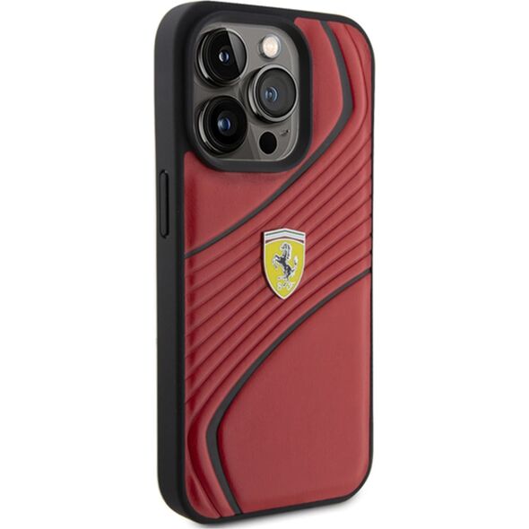 Ferrari Ferrari FEHCP15LPTWR iPhone 15 Pro 6.1" czerwony/red hardcase Twist Metal Logo