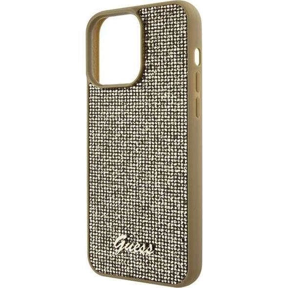 Guess Guess GUHCP15XPMSDGSD iPhone 15 Pro Max 6.7" złoty/gold hardcase Disco Metal Script