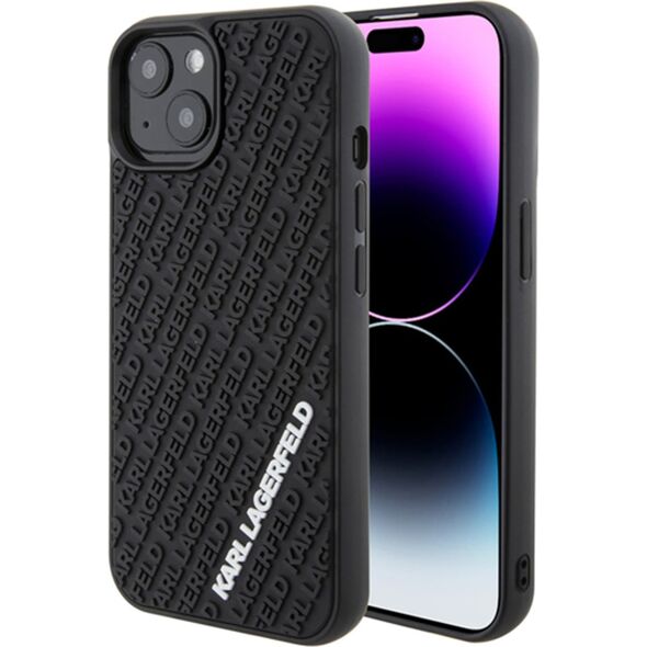 Karl Lagerfeld Karl Lagerfeld KLHCP15S3DMKRLK iPhone 15 / 14 / 13 6.1" czarny/black hardcase 3D Rubber Multi Logo