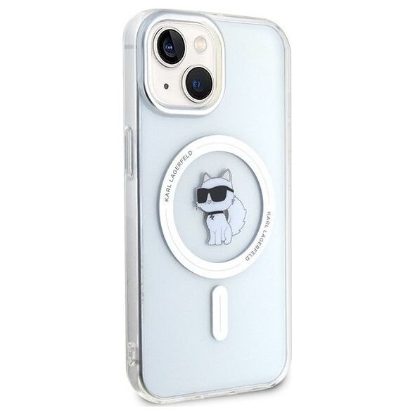 Karl Lagerfeld Karl Lagerfeld KLHMP15SHFCCNOT iPhone 15 / 14 / 13 6.1" transparent hardcase IML Choupette MagSafe