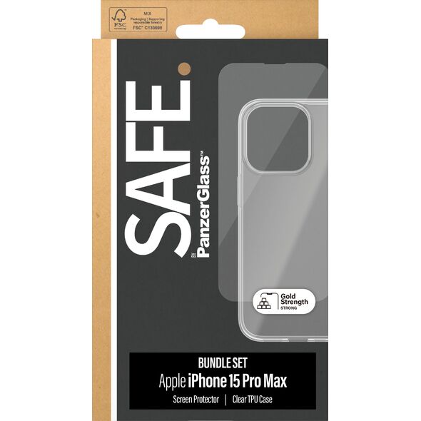 PanzerGlass PanzerGlass SAFE. iPhone 15 Pro Max 2-in-1 Pack