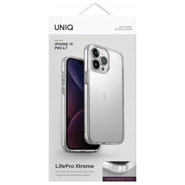 Uniq UNIQ etui LifePro Xtreme iPhone 15 Pro Max 6.7" przeźroczysty/crystal clear