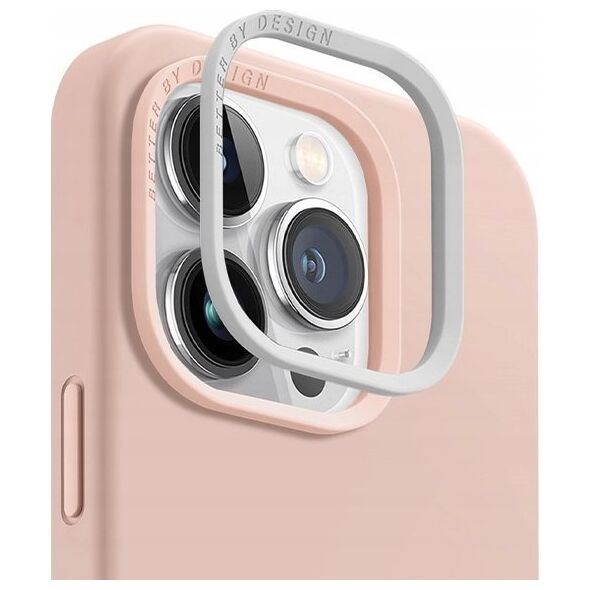 Uniq UNIQ etui Lino Hue iPhone 15 Pro Max 6.7" Magclick Charging różowy/blush pink