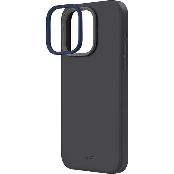 Uniq UNIQ etui Lino Hue iPhone 15 Pro Max 6.7" Magclick Charging szary/charcoal grey