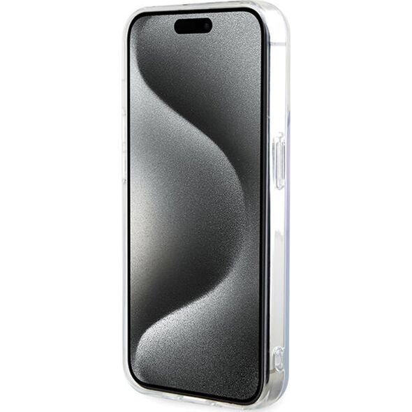Guess Guess GUHMP15LHITSU iPhone 15 Pro 6.1" fioletowy/purple hardcase IML Iridescent MagSafe