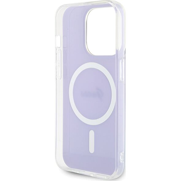 Guess Guess GUHMP15XHITSU iPhone 15 Pro Max 6.7" fioletowy/purple hardcase IML Iridescent MagSafe