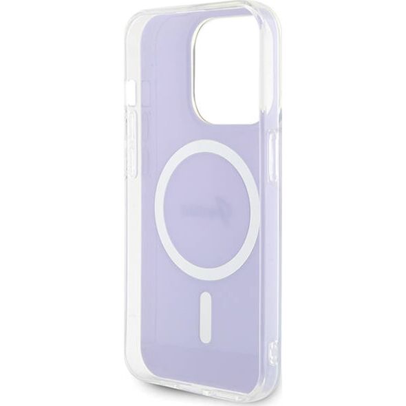 Guess Guess GUHMP15XHITSU iPhone 15 Pro Max 6.7" fioletowy/purple hardcase IML Iridescent MagSafe