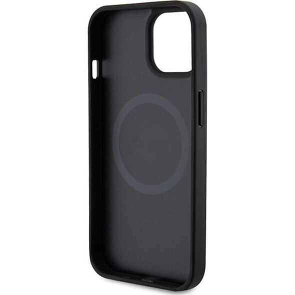 Ferrari Ferrari FEHMP15SPTEK iPhone 15 / 14 / 13 6.1" czarny/black hardcase Carbon Metal Logo MagSafe