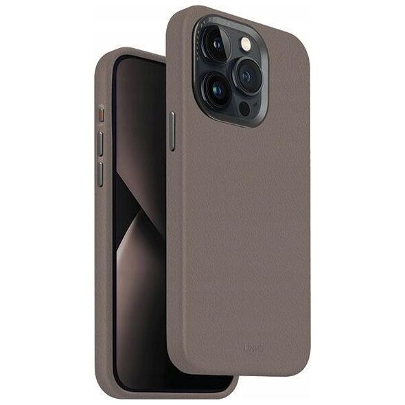 Uniq UNIQ etui Lyden iPhone 15 Pro 6.1" Magclick Charging szary/flint grey