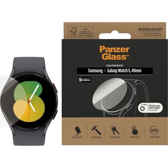 PanzerGlass PanzerGlass Galaxy Watch6 Classic 43mm Screen Protection Antibacterial 3685