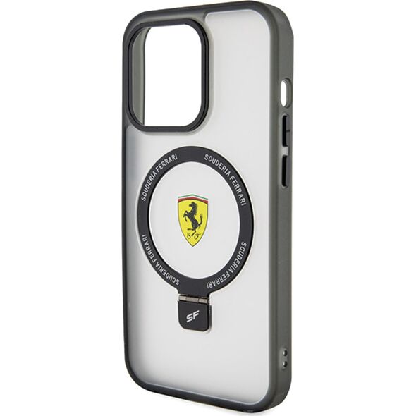 Ferrari Ferrari FEHMP15LUSCAH iPhone 15 Pro 6.1" transparent hardcase Ring Stand 2023 Collection MagSafe
