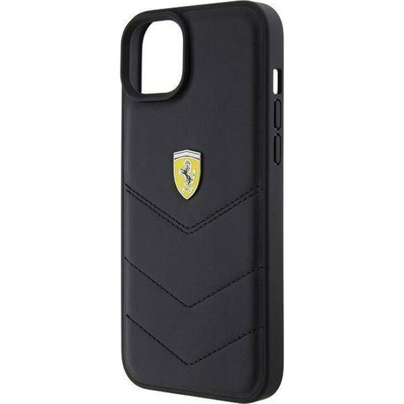 Ferrari Ferrari FEHCP15MRDUK iPhone 15 Plus / 14 Plus 6.7" czarny/black hardcase Quilted Metal Logo