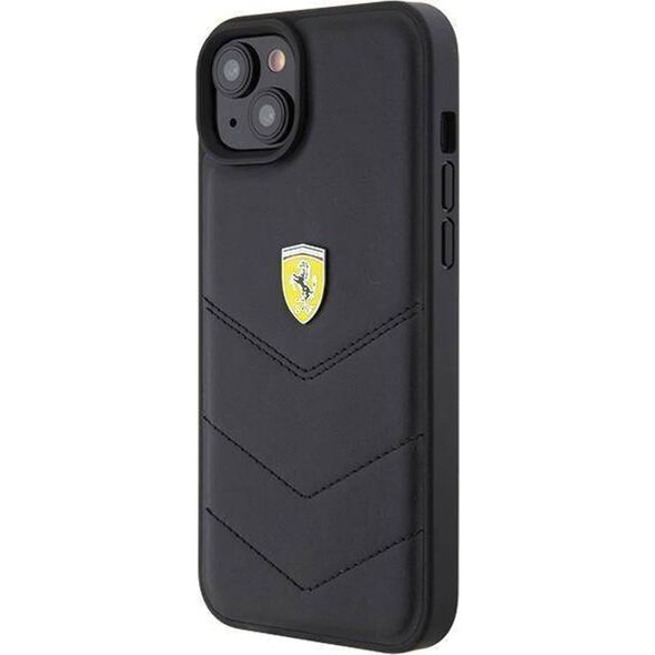 Ferrari Ferrari FEHCP15MRDUK iPhone 15 Plus / 14 Plus 6.7" czarny/black hardcase Quilted Metal Logo