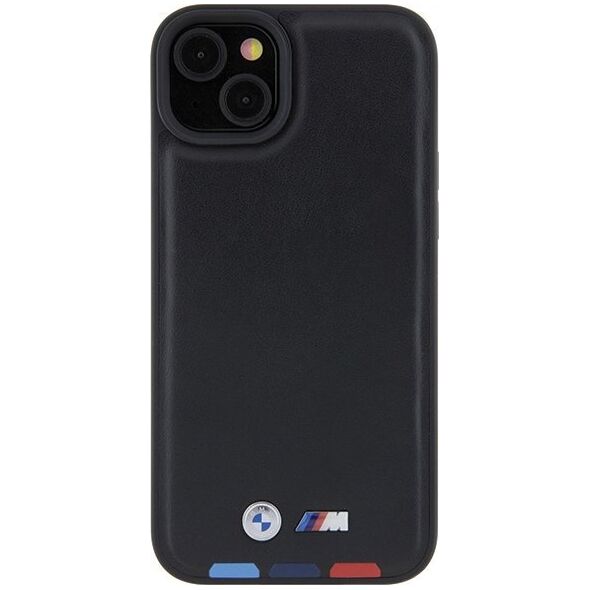 BMW Etui BMW BMHCP15M22PTDK Apple iPhone 15 Plus / 14 Plus Leather Stamp Tricolor czarny/black