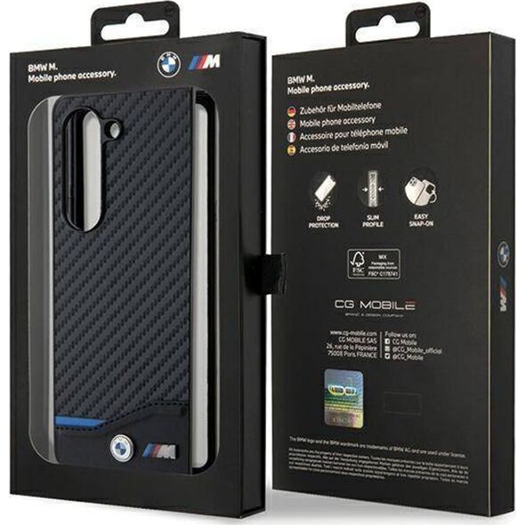 BMW BMW BMHCZFD522NBCK Z Fold5 F946 czarny/black Leather Carbon