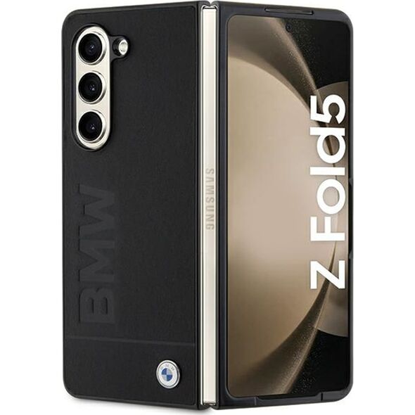 BMW BMW BMHCZFD5SLLBK Z Fold5 F946 czarny/black hardcase Signature Logo Imprint