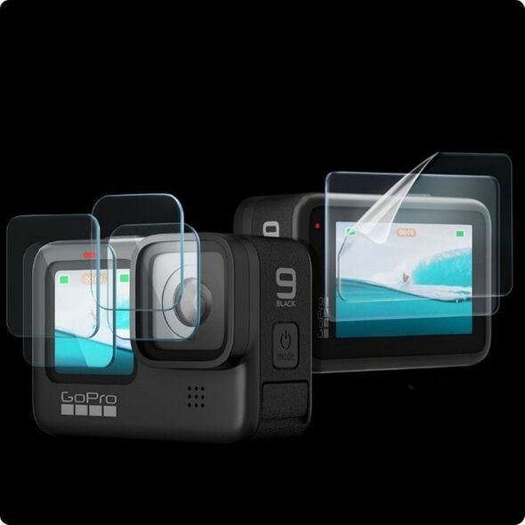 Spigen SZKŁO HARTOWANE SPIGEN GLAS.TR SLIM + FILM 2-SET GOPRO HERO 9 / 10 / 11 / 12 CLEAR