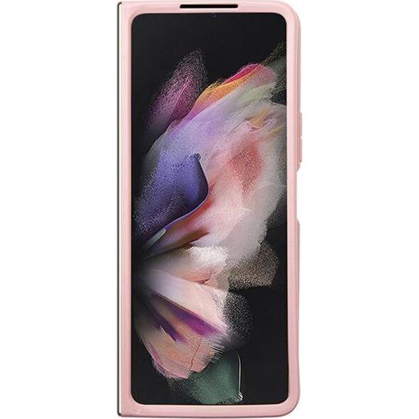 Guess Etui Guess GUHCZFD5HGGSHP Samsung Galaxy Z Fold 5 hardcase Glitter Script różowy/pink