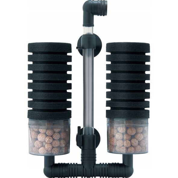 Aqua Nova AQUA NOVA FILTR GĄBKOWY DWUKOMOROWY W     WKŁADEM CERAMICZNYM