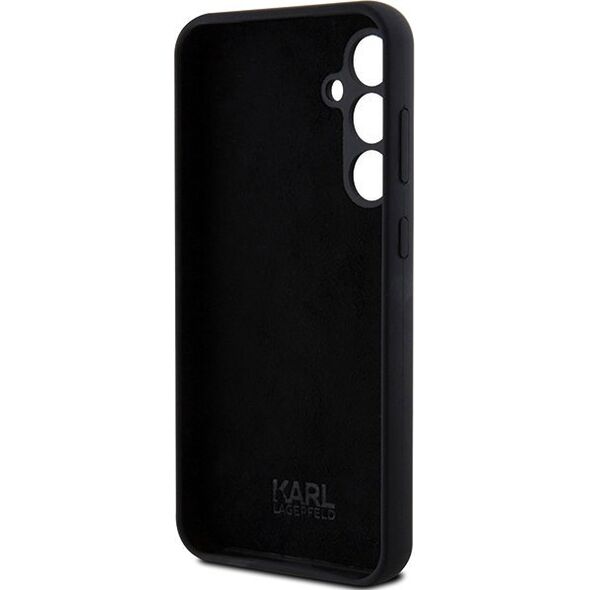 Karl Lagerfeld Etui Karl Lagerfeld KLHCS23FEMHKNPK Samsung Galaxy S23 FE Silicone Ikonik Metal Pin czarny/black