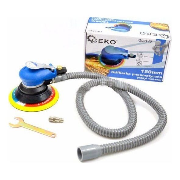 Szlifierka Geko Szlifierka pneumatyczna 150mm /odpył własny/(12)