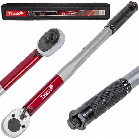 Tvardy Klucz dynamometryczny 1/2" 28-210Nm Profesjonalny Tvardy (8)